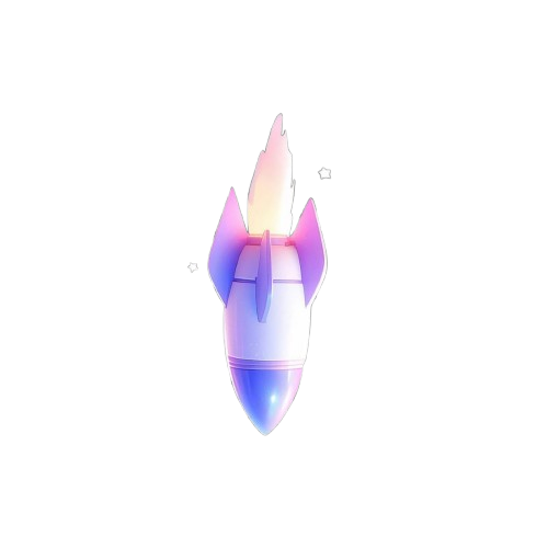 Decorative rocket icon